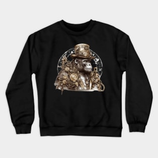 Steampunk Gorilla Crewneck Sweatshirt